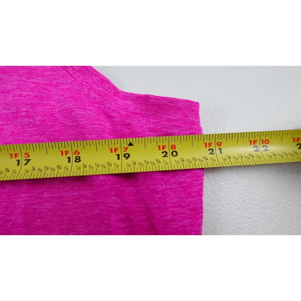 Reebok Tank Womens S XL Pink Basic Mesh Inset Racerback Speedwick Running Top - Picture 8 of 12